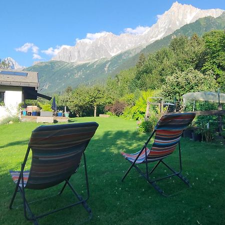 Beau Studio Dans La Vallee De Chamonix Les Houches Exterior foto