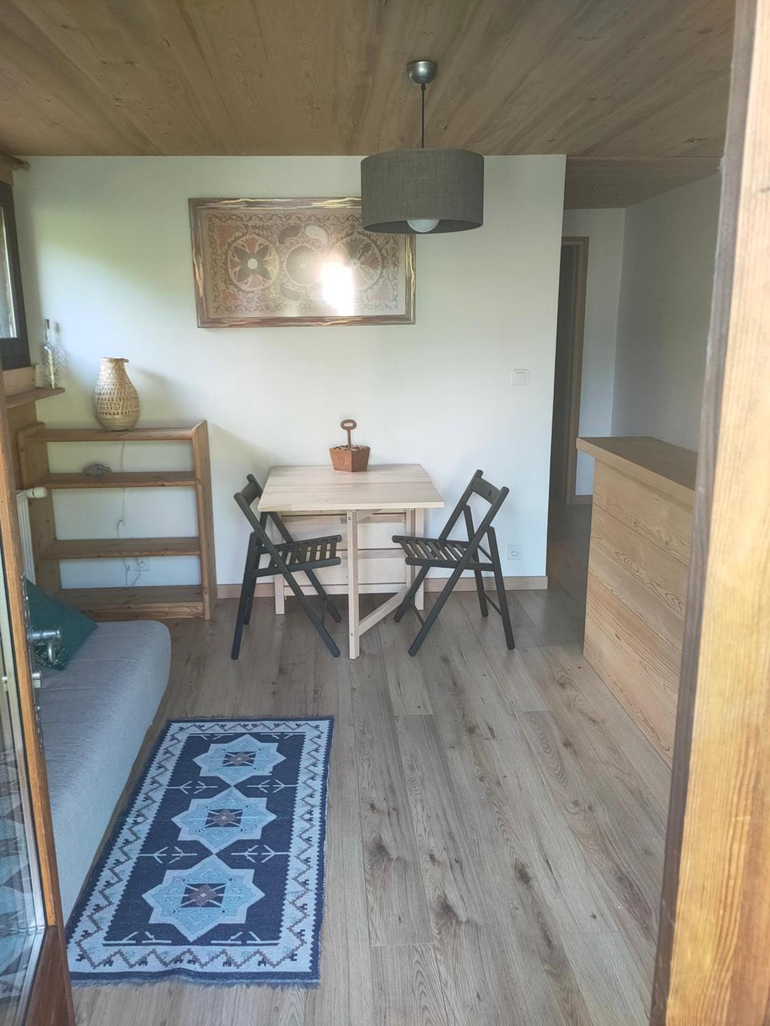 Beau Studio Dans La Vallee De Chamonix Les Houches Exterior foto